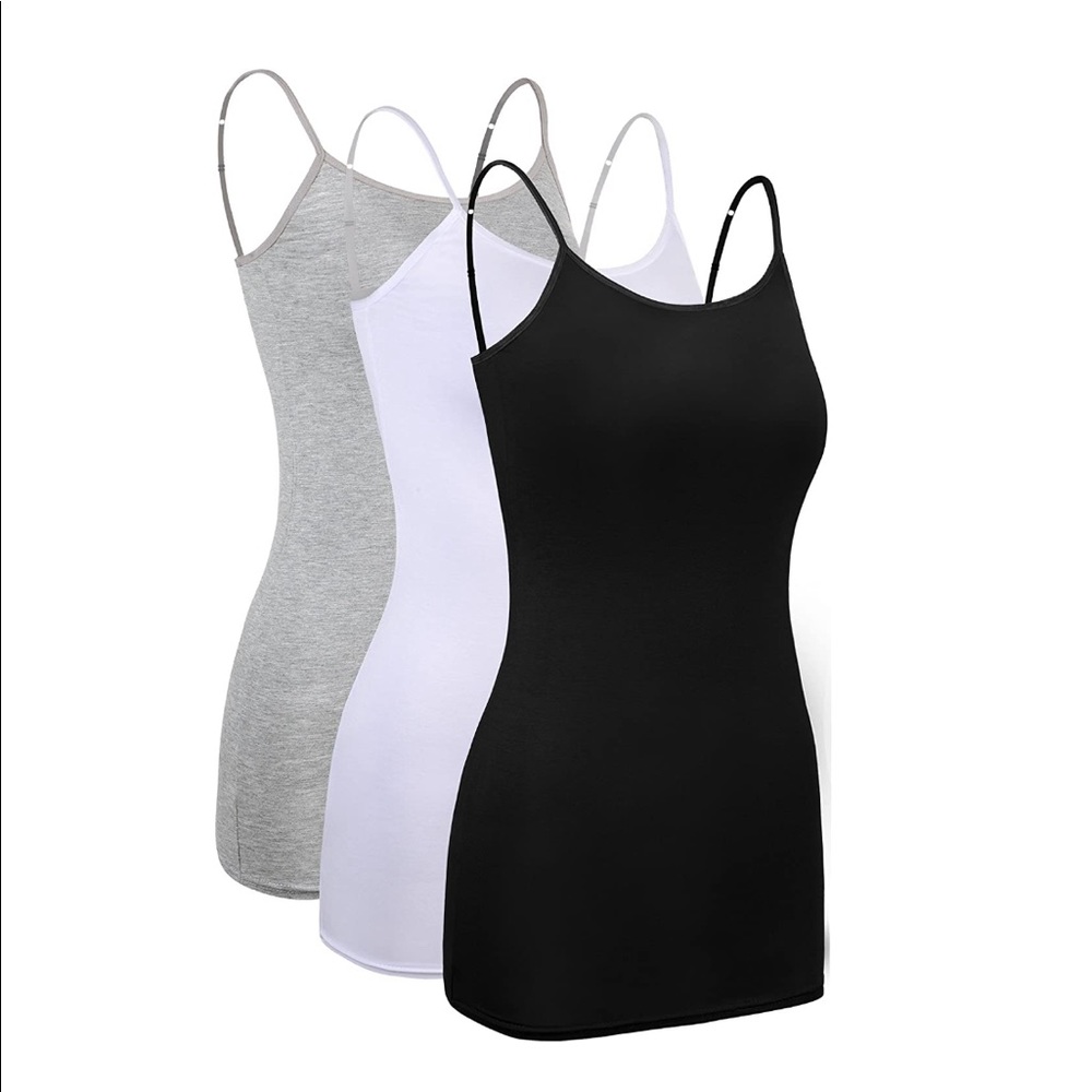 NEW‼️3 Piece Tanks with Adjustable Spaghetti Strap